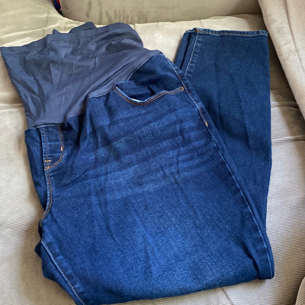 Full panel maternity jeans